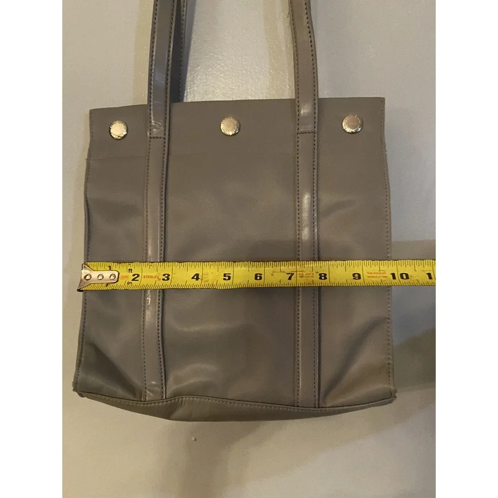NWT Vintage NINE WEST Gray Snap Ups BAG‎ PURSE NEW Vtg